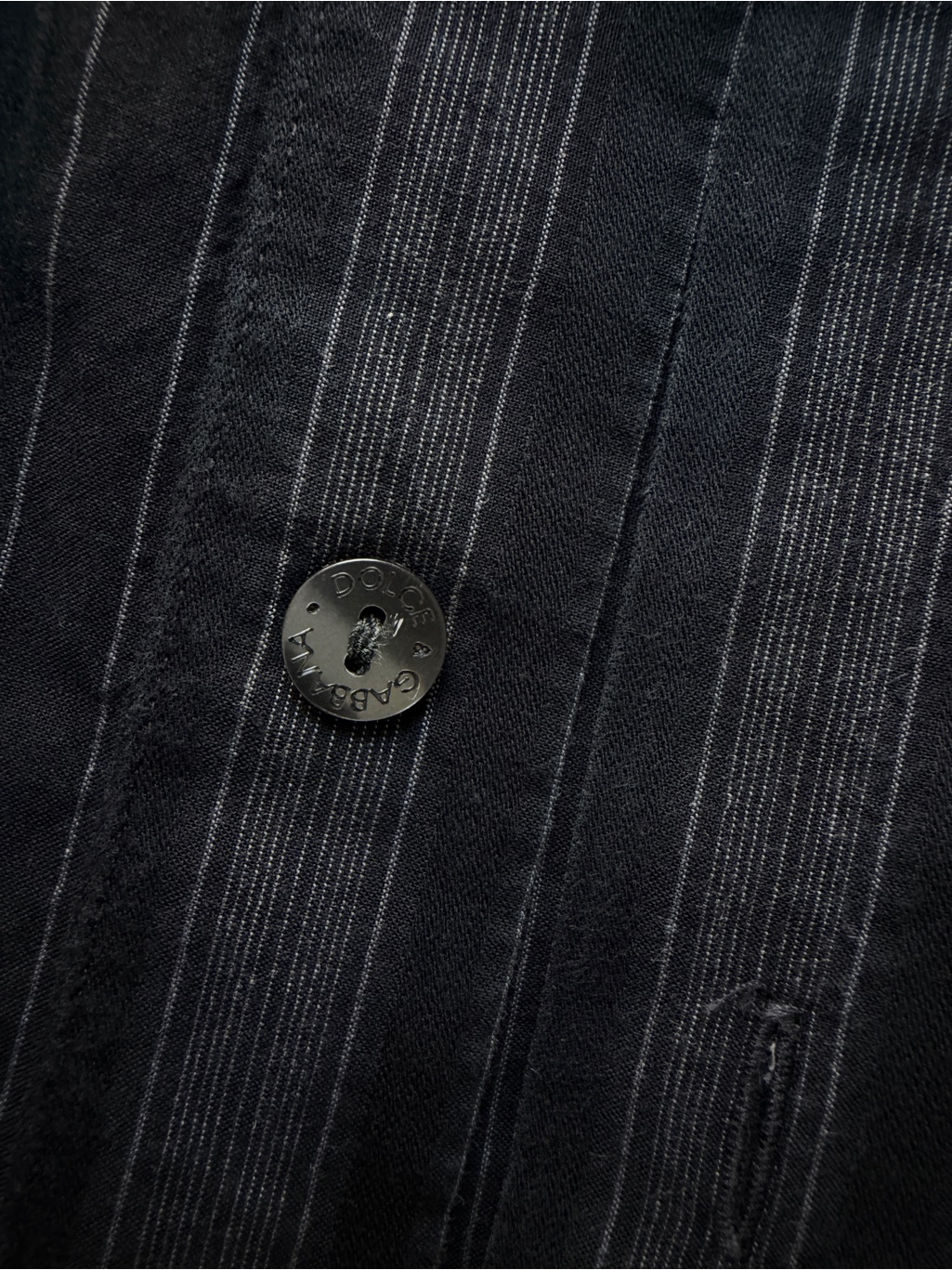 Dolce & Gabbana Black Striped Men’s Dress Shirt — image 3 of 8